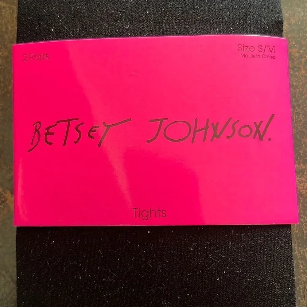 Betsey Johnson Tights 2 Pack